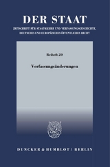 Verfassungs&auml;nderungen. - 