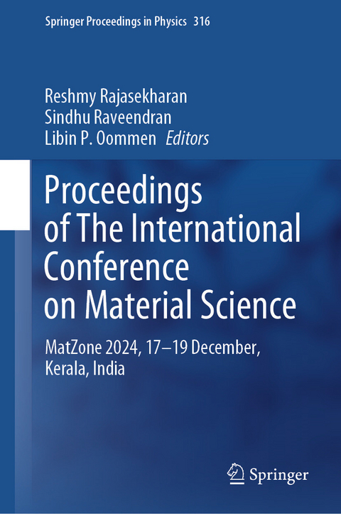 Proceedings of The International Conference on Material Science - 