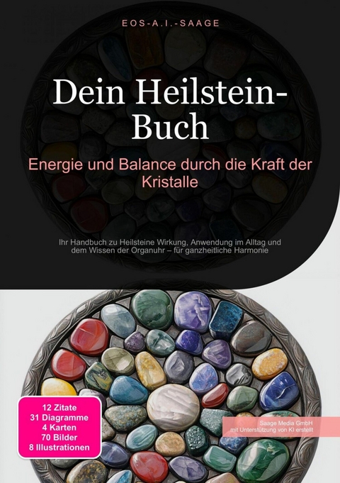 Dein Heilstein-Buch: Energie und Balance durch die Kraft der Kristalle -  D. Eos A. I. Saage