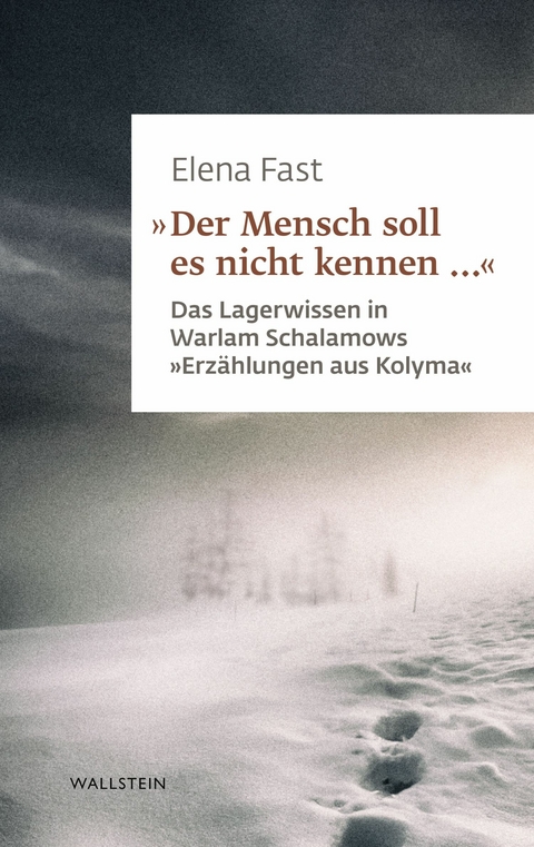 &raquo;Der Mensch soll es nicht kennen ...&laquo; -  Elena Fast