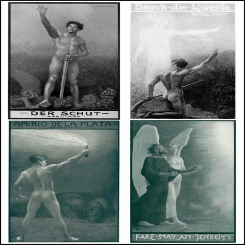 4 Karl May Bestseller: Der Schut-Durch die Wüste-Am Rio de la Plata-Am Jenseits. - Otmar Trierweiler