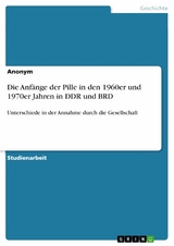 Die Anfänge der Pille in den 1960er und 1970er Jahren in DDR und BRD