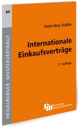 Internationale Einkaufsvertr&auml;ge - Hans-J&ouml;rg Stadler