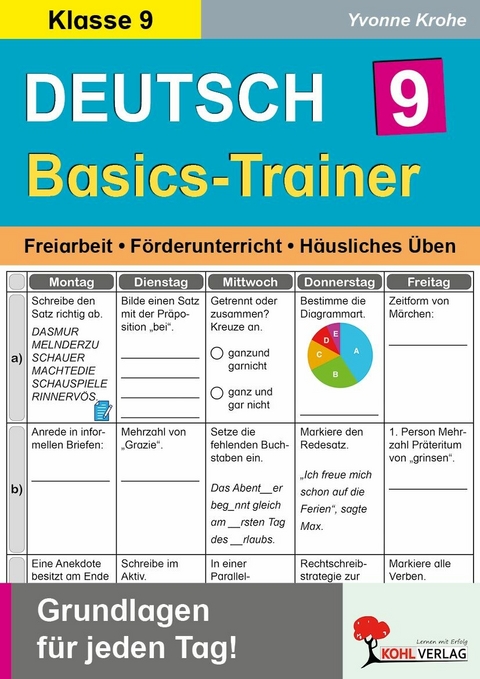 Deutsch-Basics-Trainer / Klasse 9 -  Yvonne Krohe
