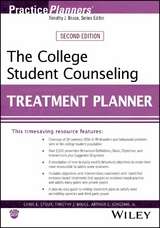 The College Student Counseling Treatment Planner - Chris E. Stout, Timothy J. Bruce, Arthur E. Jongsma