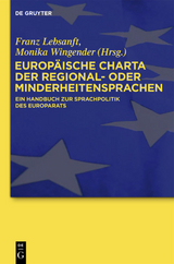 Europ&auml;ische Charta der Regional- oder Minderheitensprachen - 