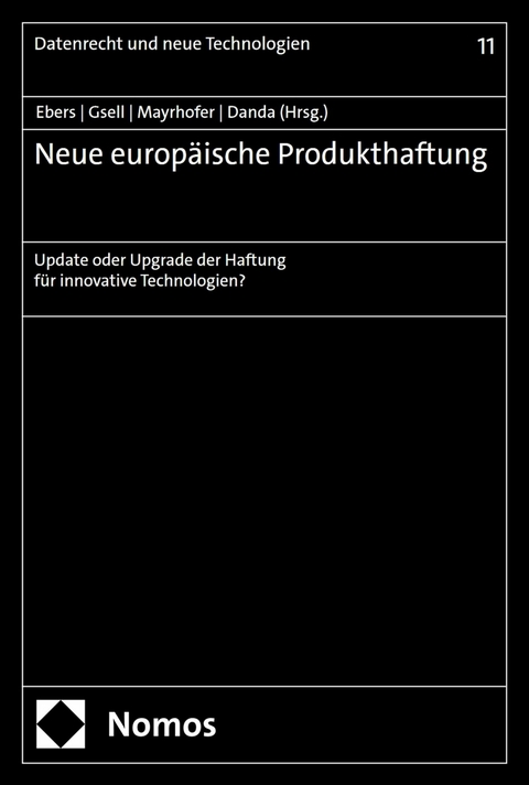 Neue europäische Produkthaftung - 