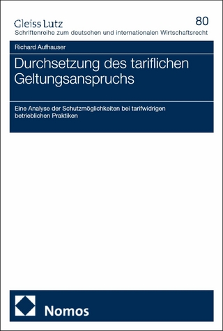 Durchsetzung des tariflichen Geltungsanspruchs