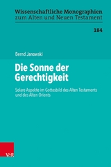 Die Sonne der Gerechtigkeit - Bernd Janowski