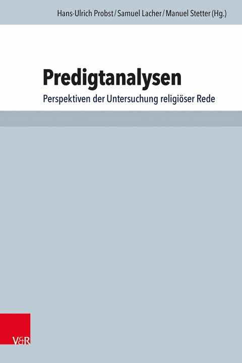 Predigtanalysen - 