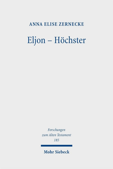 Eljon - H&ouml;chster -  Anna Elise Zernecke