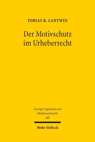 Der Motivschutz im Urheberrecht