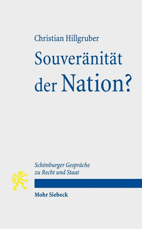 Souver&auml;t&auml;t der Nation? -  Christian Hillgruber