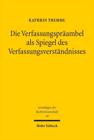 Die Verfassungspräambel als Spiegel des Verfassungsverständnisses