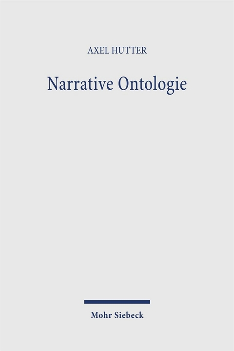 Narrative Ontologie -  Axel Hutter