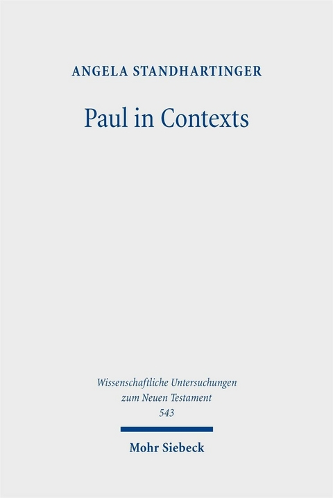 Paul in Contexts -  Angela Standhartinger
