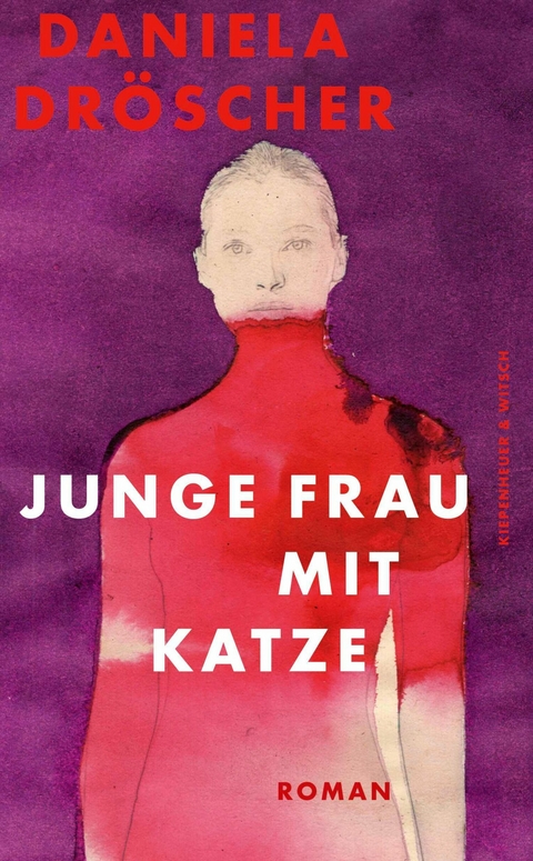 Junge Frau mit Katze - Daniela Dr&ouml;scher