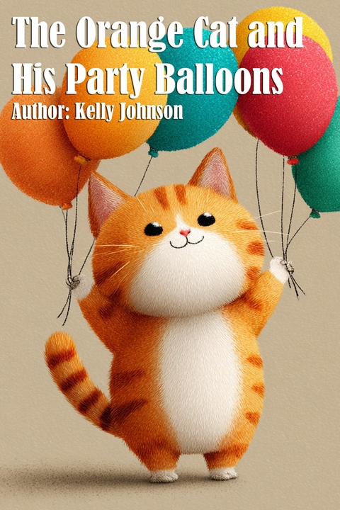 The Orange Cat and His Party Balloons - Kelly Johnson