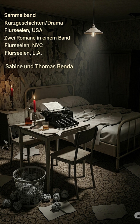 Sammelband Kurzgeschichten/Drama Flurseelen, USA - Zwei Romane in einem Band - Sabine Benda, Thomas Benda