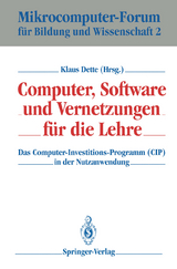 Computer, Software und Vernetzungen f&uuml;r die Lehre - 