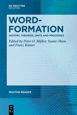 Word-Formation - History, Theories, Units and Processes - 