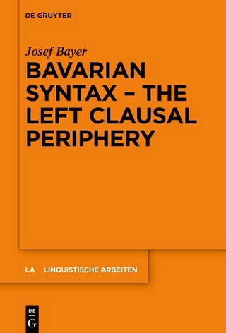 Bavarian Syntax - The Left Clausal Periphery