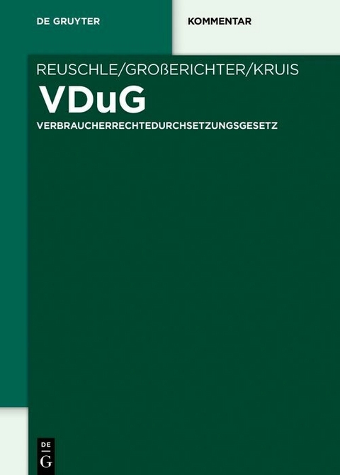 VDuG -  Fabian Reuschle,  Helge Großerichter,  Ferdinand Kruis