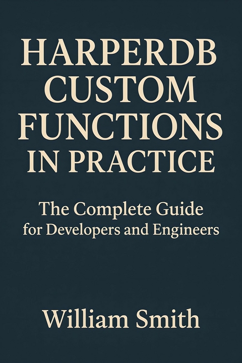 HarperDB Custom Functions in Practice -  William Smith