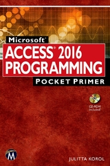 Microsoft Access 2016 Programming Pocket Primer - Julitta Korol