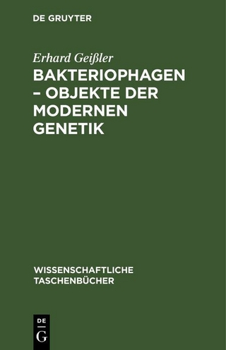 Bakteriophagen – Objekte der modernen Genetik