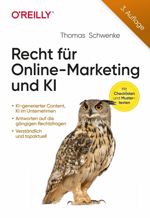 Recht f&uuml;r Online-Marketing und KI - Thomas Schwenke