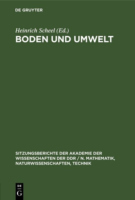 Boden und Umwelt - 