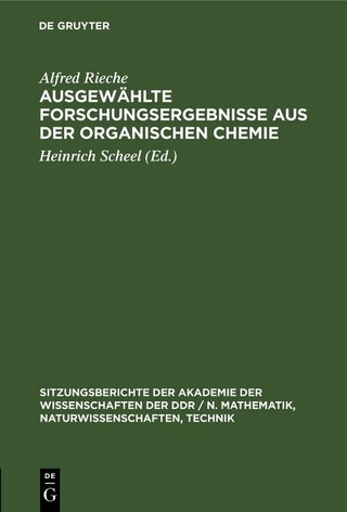 Ausgewählte Forschungsergebnisse aus der organischen Chemie