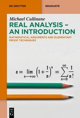 Real Analysis - An Introduction - Michael Cullinane