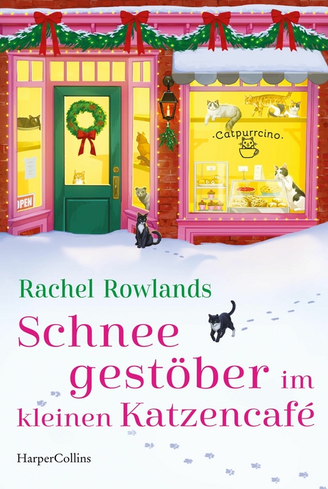 Schneegest&ouml;ber im kleinen Katzencaf&eacute; - Rachel Rowlands