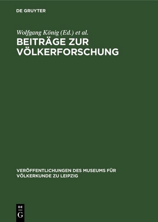 Beiträge zur Völkerforschung