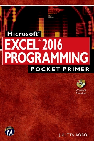 Microsoft Excel 2016 Programming Pocket Primer