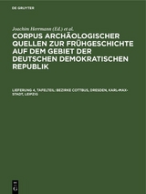 Bezirke Cottbus, Dresden, Karl-Max-Stadt, Leipzig - 