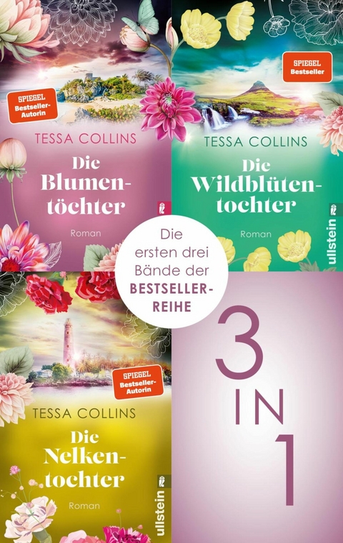 Die Blumentöchter & Die Wildblütentochter & Die Nelkentochter - Tessa Collins