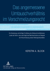 Das angemessene Umtauschverh&auml;ltnis im Verschmelzungsrecht - Kerstin A. Block