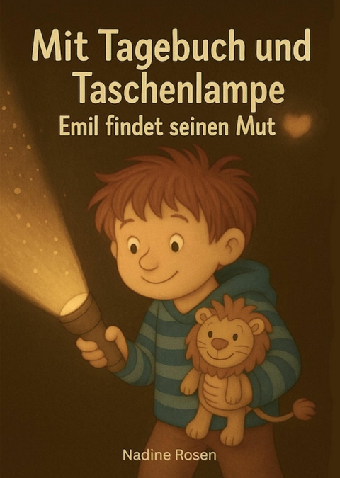 Mit Tagebuch und Taschenlampe- Emil findet seinen Mut - Nadine Rosen