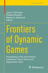Frontiers of Dynamic Games - 