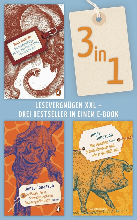 Bestseller-Bundle (3in1): Der Hundertj&auml;hrige/ Der Massai/ Der Schwarzbrenner - Jonas Jonasson