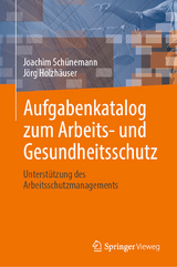 Aufgabenkatalog zum Arbeits- und Gesundheitsschutz -  Joachim Sch&uuml;nemann,  J&ouml;rg Holzh&auml;user