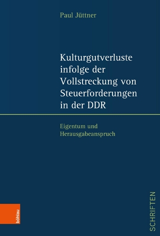 Kulturgutverluste infolge der Vollstreckung von Steuerforderungen in der DDR