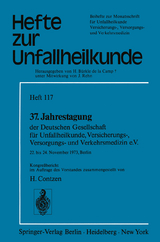 37. Jahrestagung der Deutschen Gesellschaft f&uuml;r Unfallheilkunde, Versicherungs-, Versorgungs- und Verkehrsmedizin e.V.
