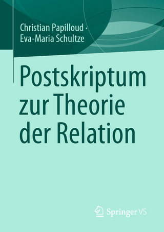 Postskriptum zur Theorie der Relation