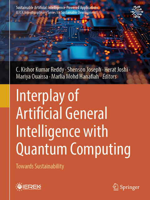 Interplay of Artificial General Intelligence with Quantum Computing - 