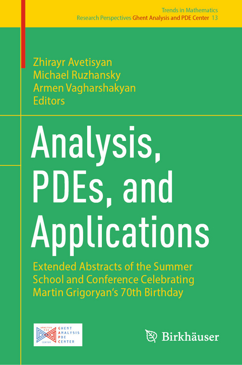 Analysis, PDEs, and Applications - 