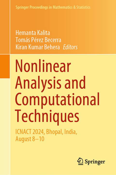 Nonlinear Analysis and Computational Techniques - 